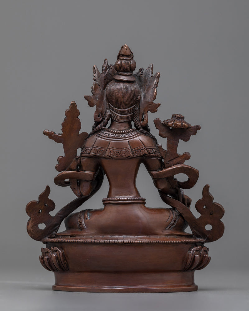One of The Main Buddhist Female Deities "Green Tara" | A Guiding Light in Buddhist Traditions