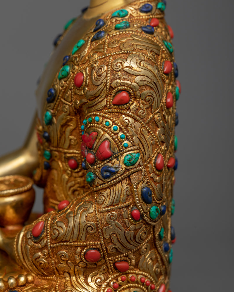 Hand-carved Buddha Shakyamuni Statue | Religious Teacher