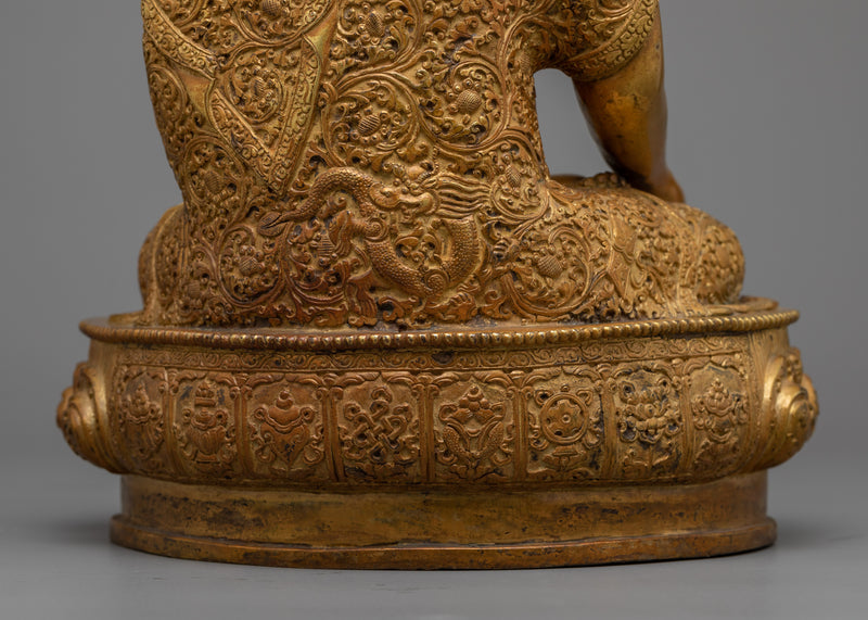 Ratnasambhava Jewel Born Statue | Antique Finish Sculpture