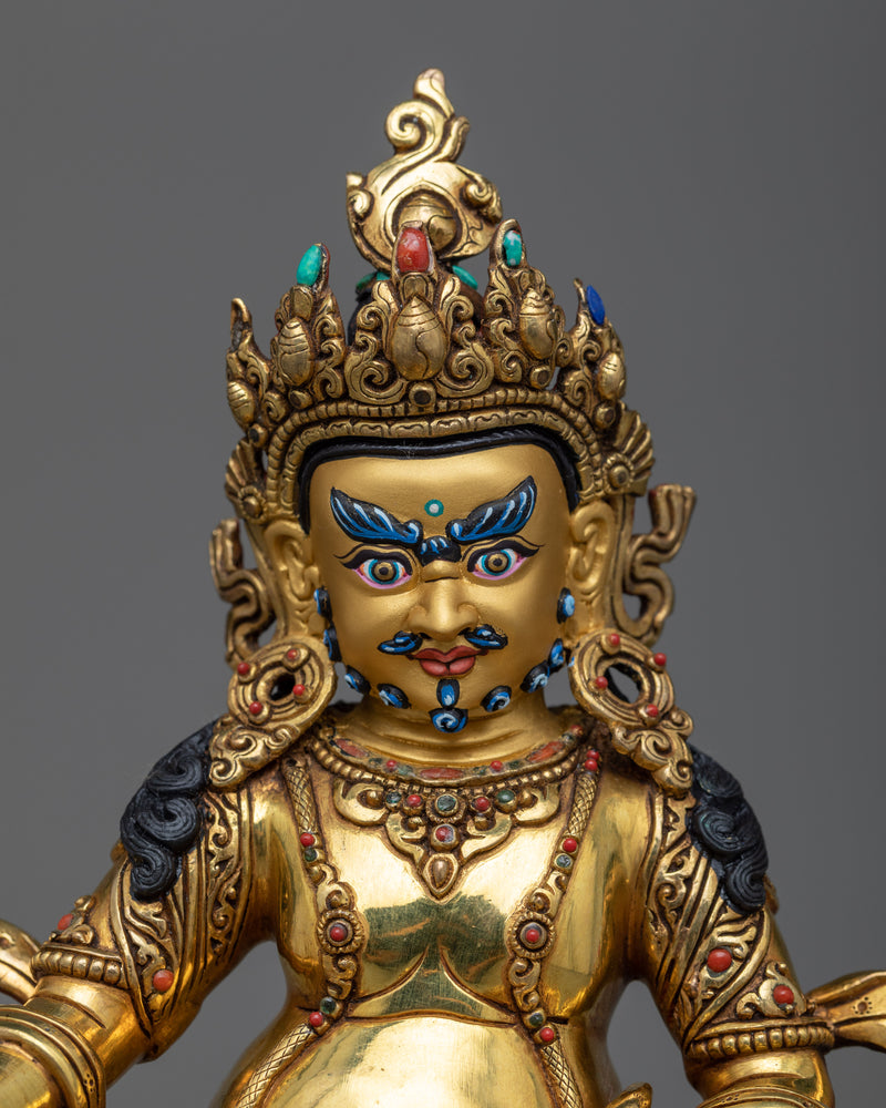 Dzambhala Precious Golden Deity | Premium High Quality Statue