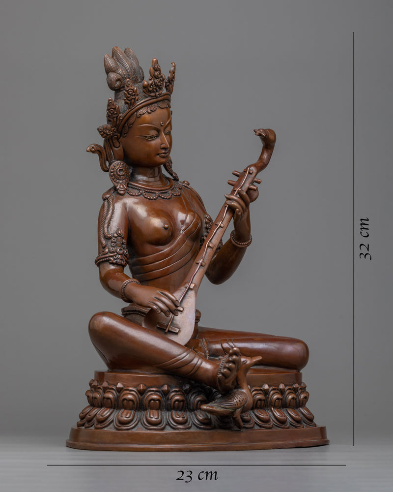 saraswati-goddess-statue