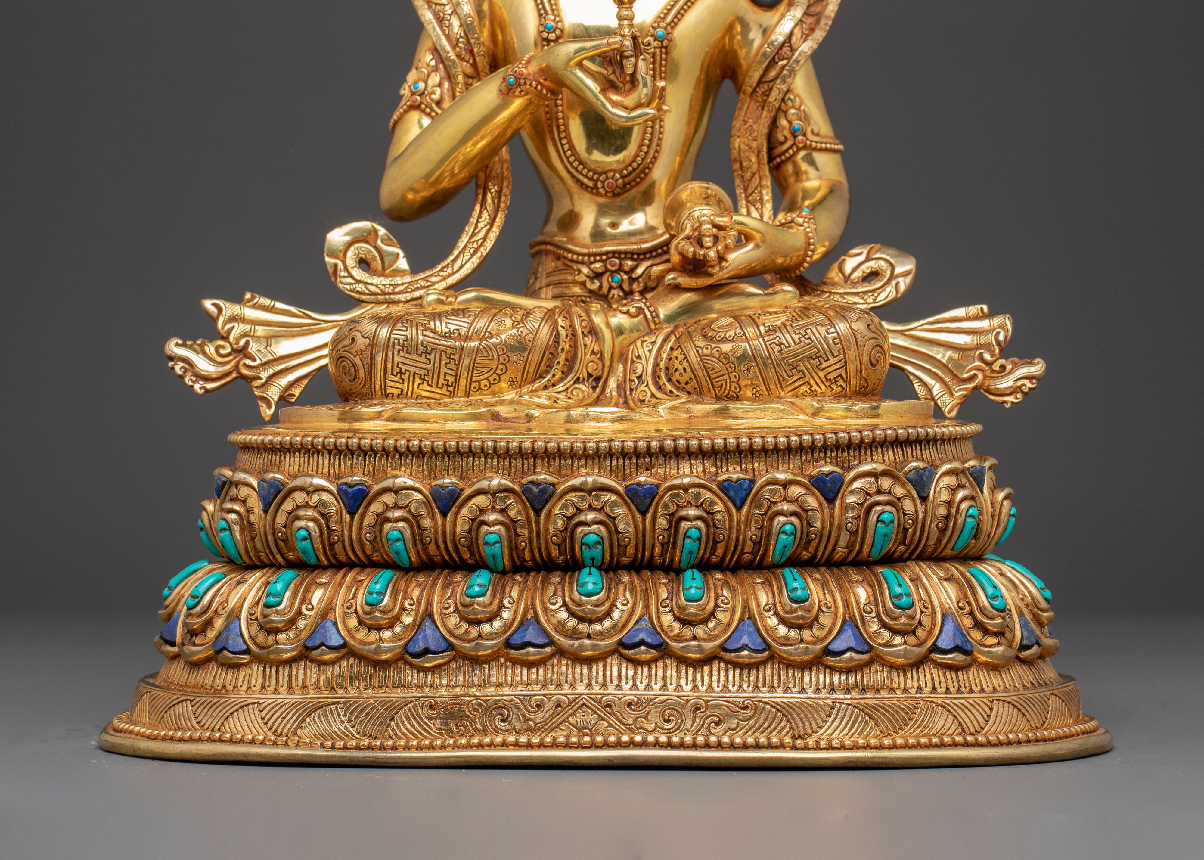 Handmade Vajrasattva Copper Statue: Karma Cleansing Deity