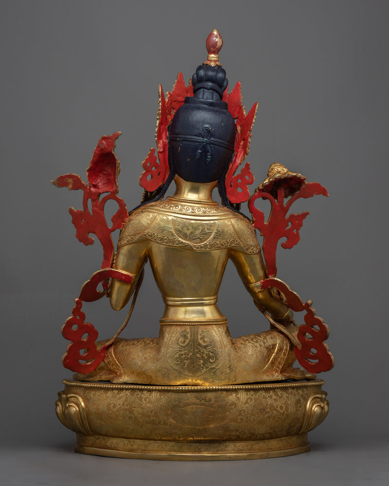 Large Green Tara Statue