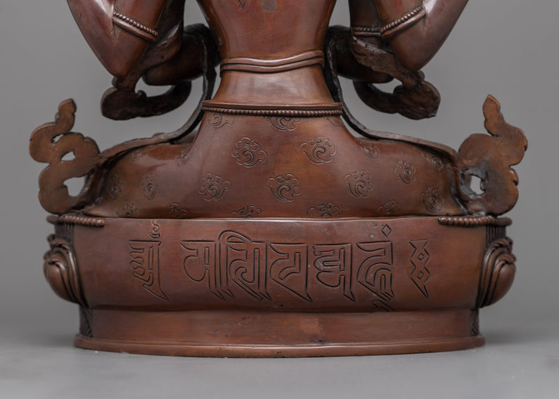 Divine Chenrezig Meditation Statue | A Beacon of Compassion & Harmony