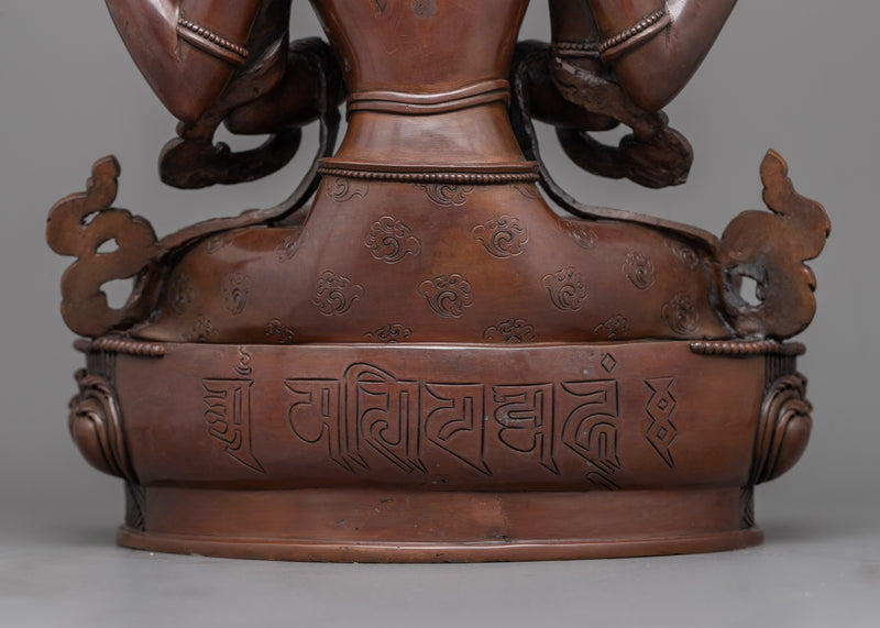 Divine Chenrezig Meditation Statue | A Beacon of Compassion & Harmony