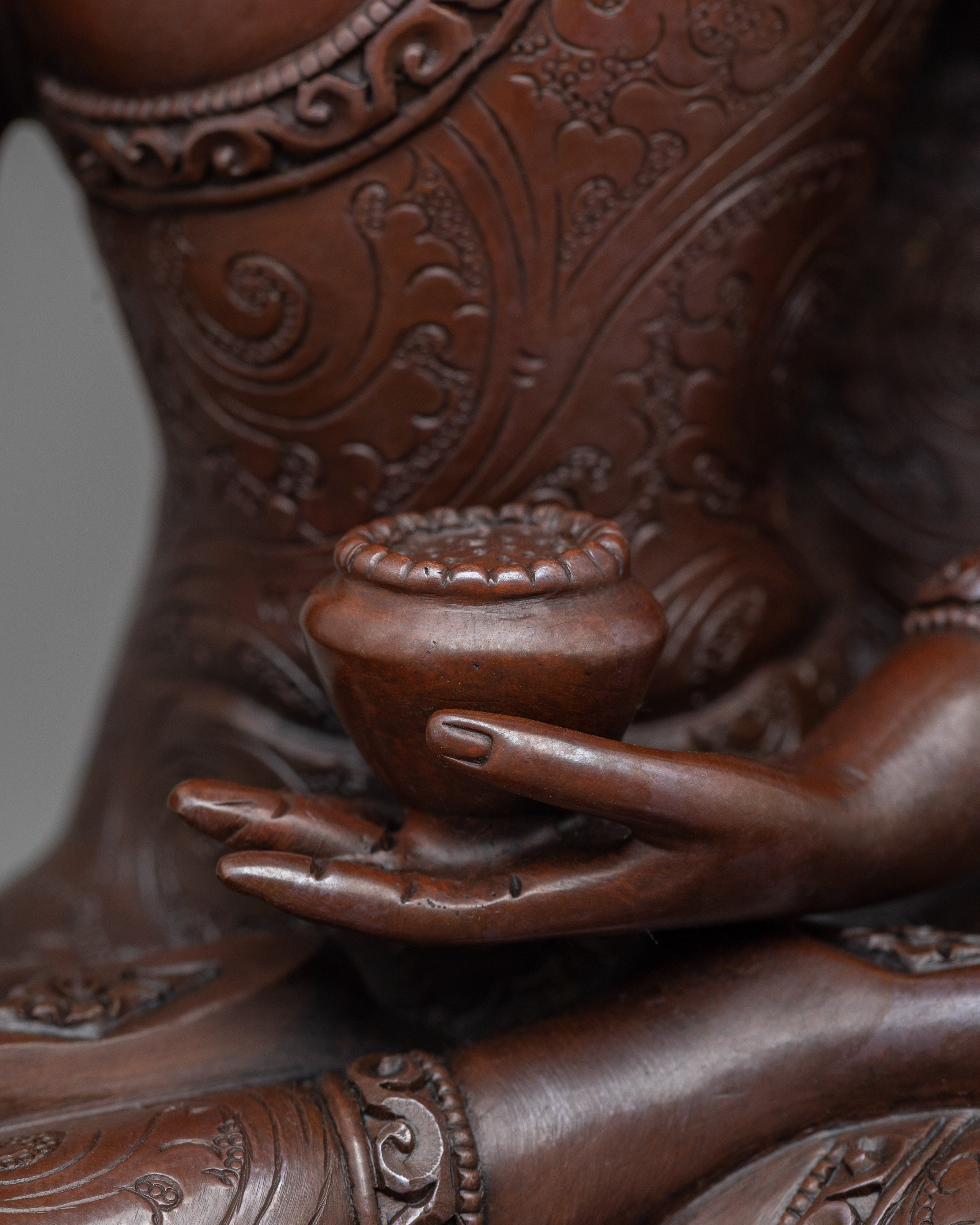 Buddha Shakyamuni Copper Statue | Hand-Crafted Nepali Figure