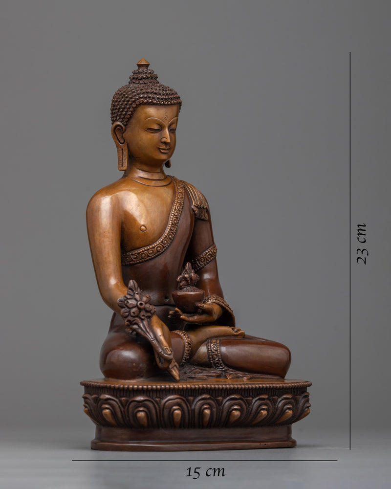 9 Inch Medicine Buddha Statue 