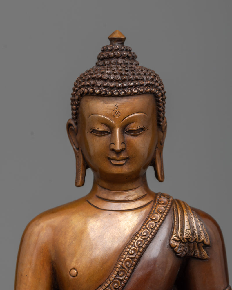 9 Inch Medicine Buddha Statue | Handcrafted in Century Old Craftsmanship