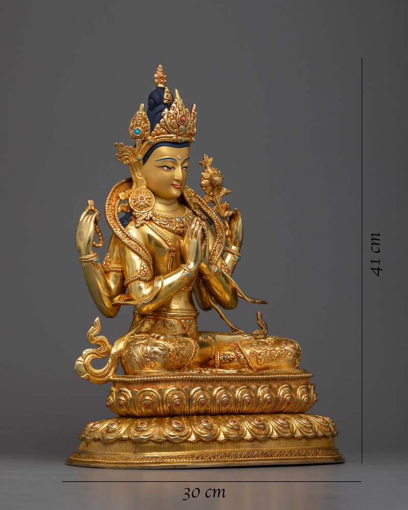 chenrezig-buddhist-copper-sculpture