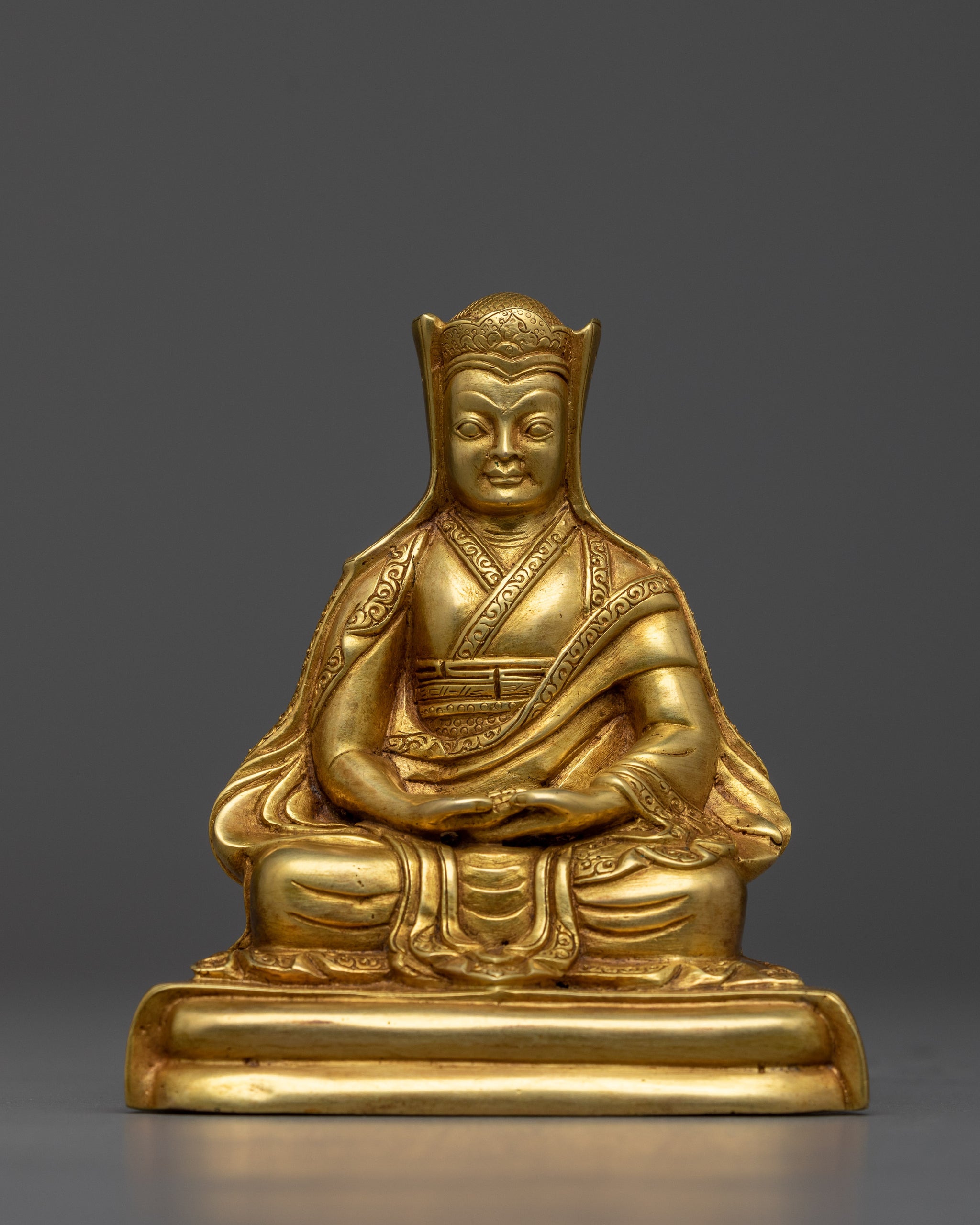 Guru Marpha and his Disciples Statue Set | Small Machine Made Figure o