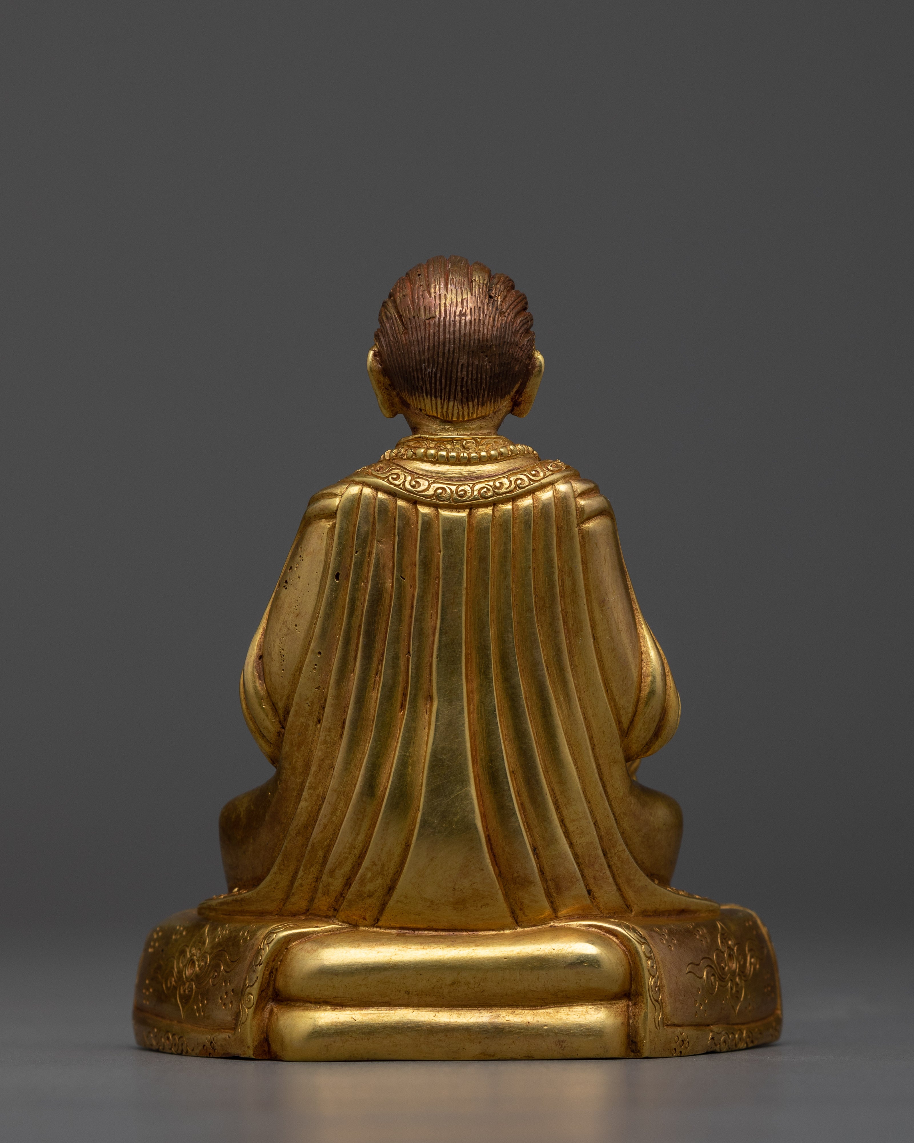 Guru Marpha and his Disciples Statue Set | Small Machine Made Figure of Tibetan Buddhist Master