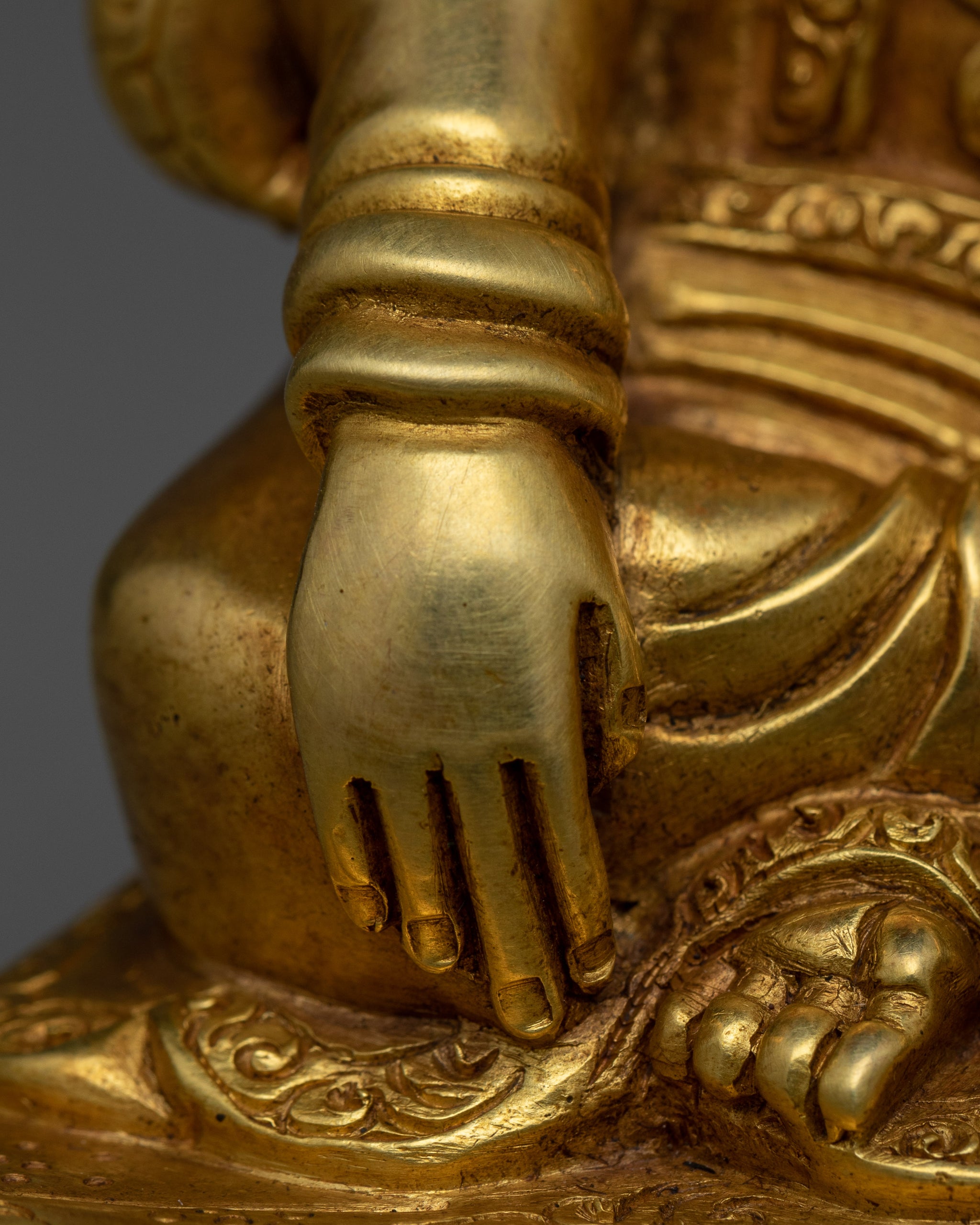 Guru Marpha and his Disciples Statue Set | Small Machine Made Figure o