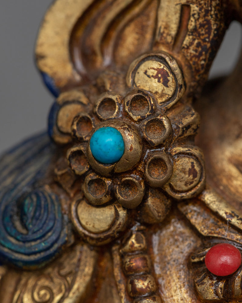 Antique-Looking Green Tara Sculpture | Discover Serenity with Our Sculpture