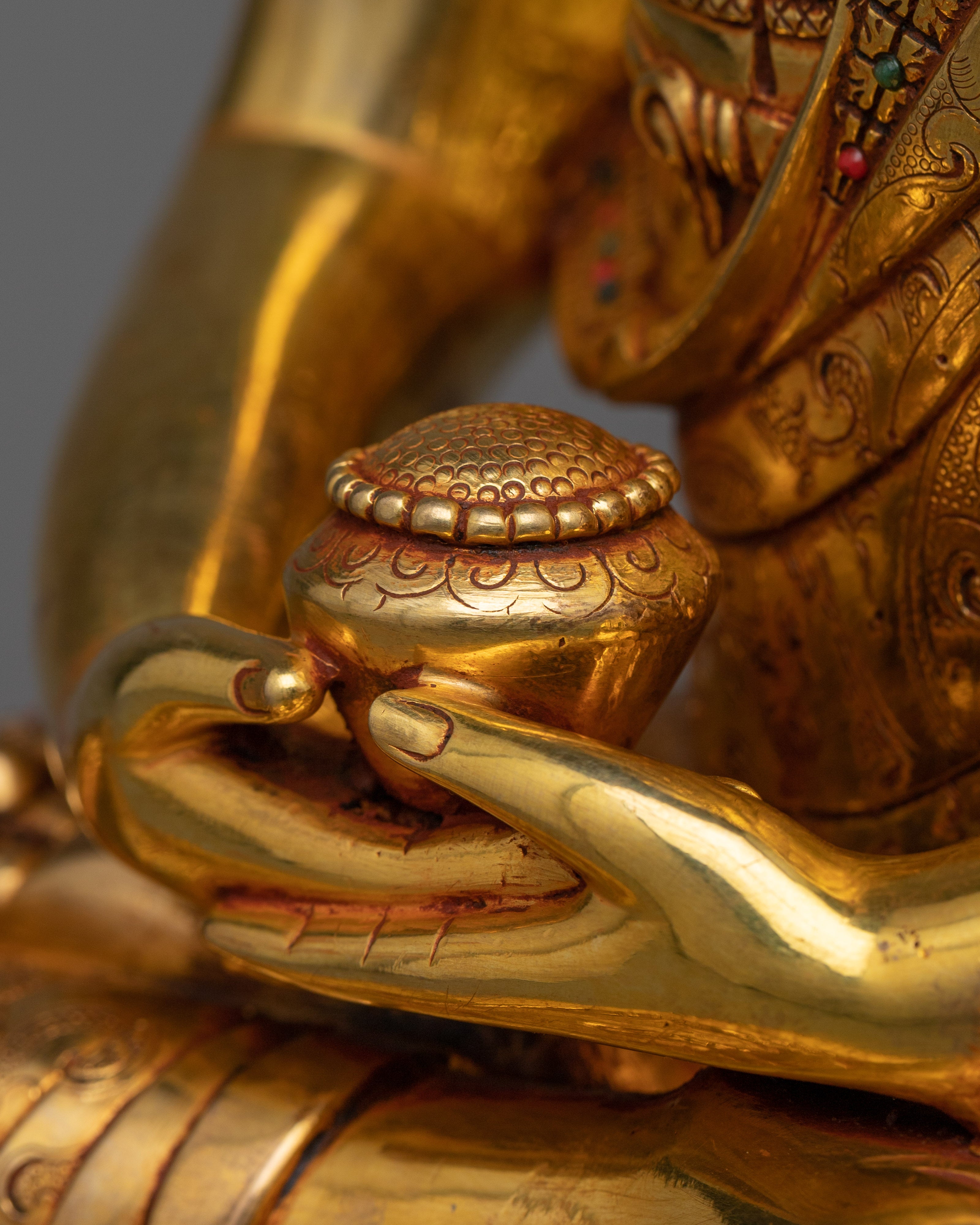 Amitabha Buddha of Pure Land Statue | Handmade in Nepal