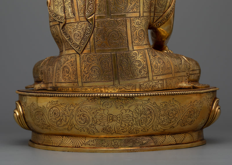 Crown Shakyamuni Buddha Statue | 19 Inch Beautiful Work of Art