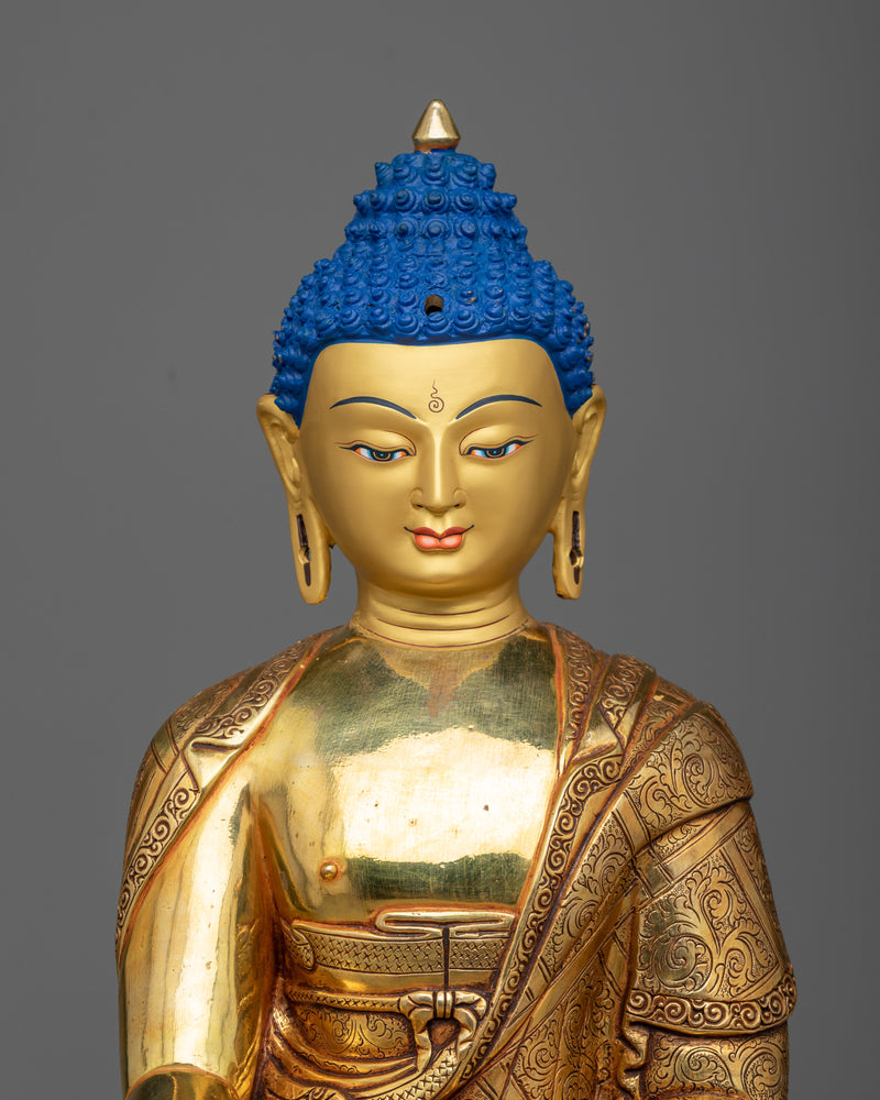 Crown Shakyamuni Buddha Statue | 19 Inch Beautiful Work of Art