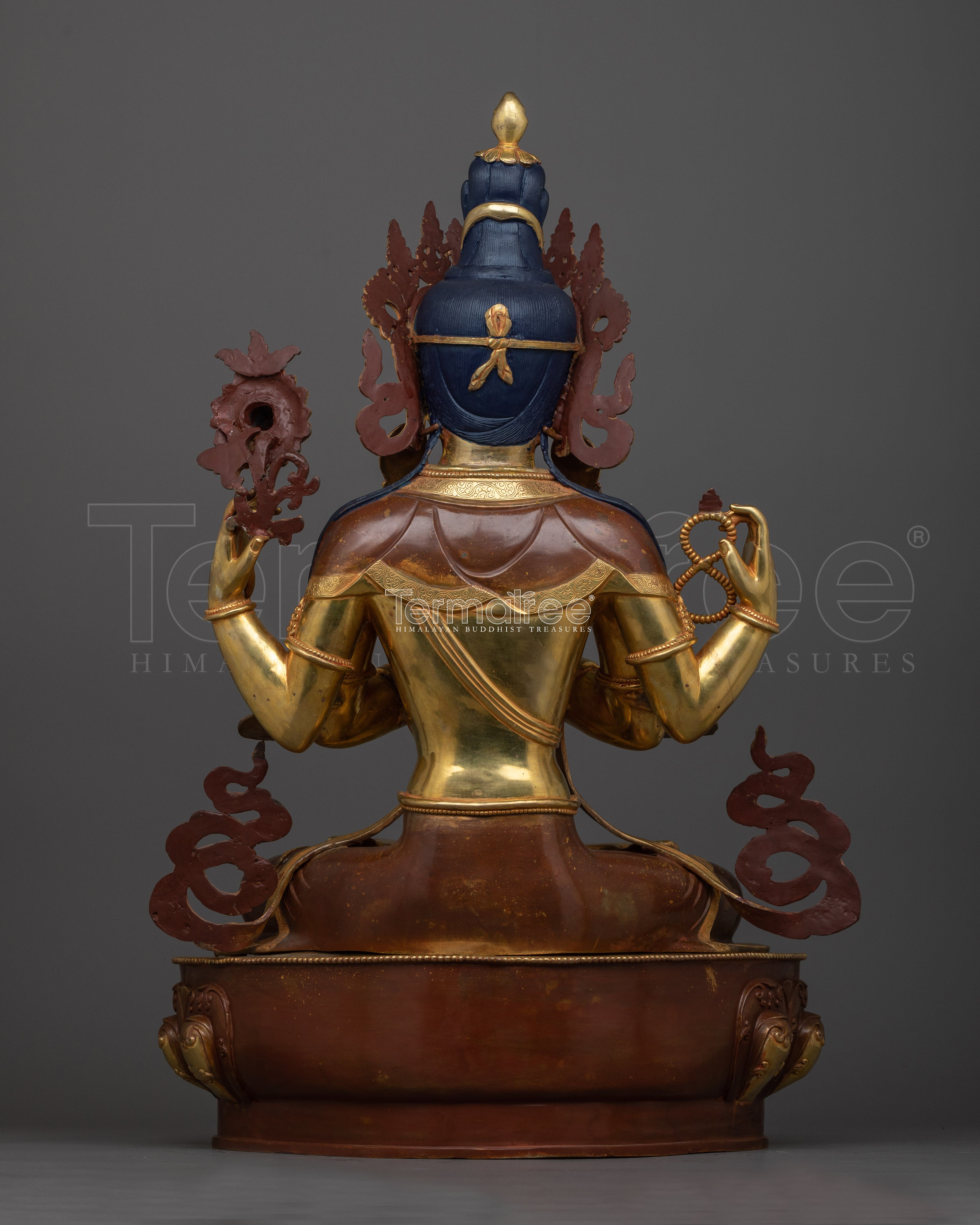 Chenrezig Large Statue | 25.9 Inches Sculpture of Compassionate Being
