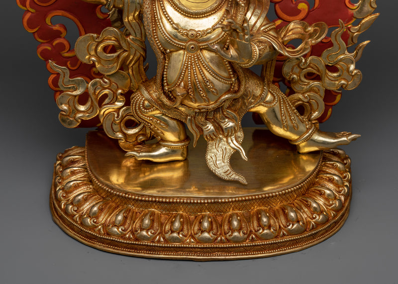 Vajrapani 20 Inch Statue | Hand-carved Figure of Bodhisattva of Enlightened Activities