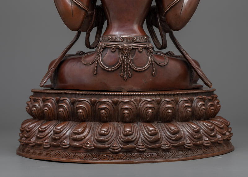 Hand Crafted Chenrezig Statue | Boddhisattva of Compassion Avalokitesvara