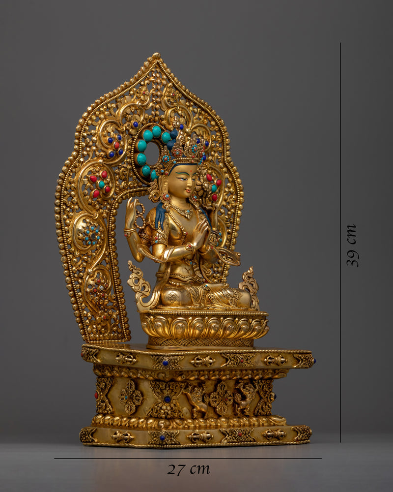 chenrezig-on-throne