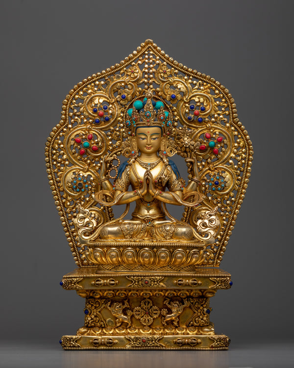 chenrezig-on-throne