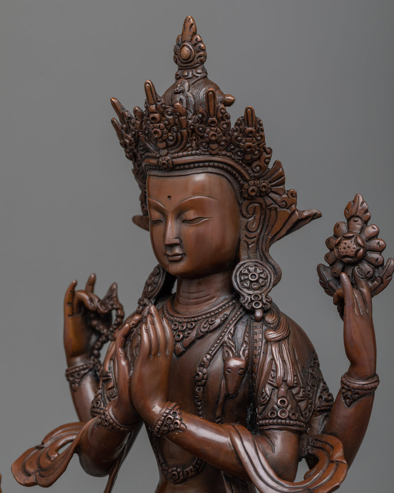 Serene Chenrezig Lokeshvara | The Embodiment of Compassion