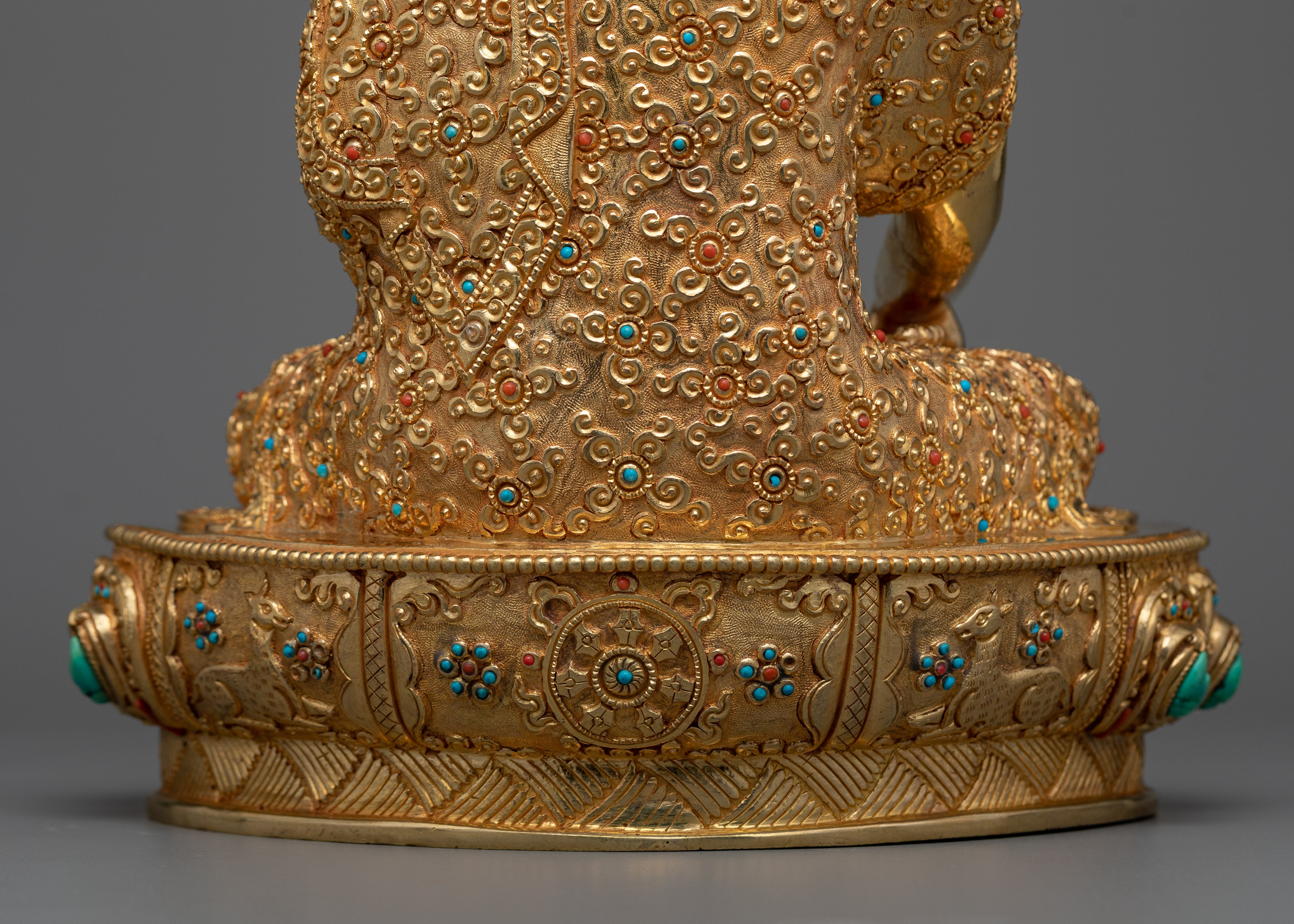 Serene Shakyamuni Buddha Statue for Sacred Chants | Nepalese Traditional Artwork