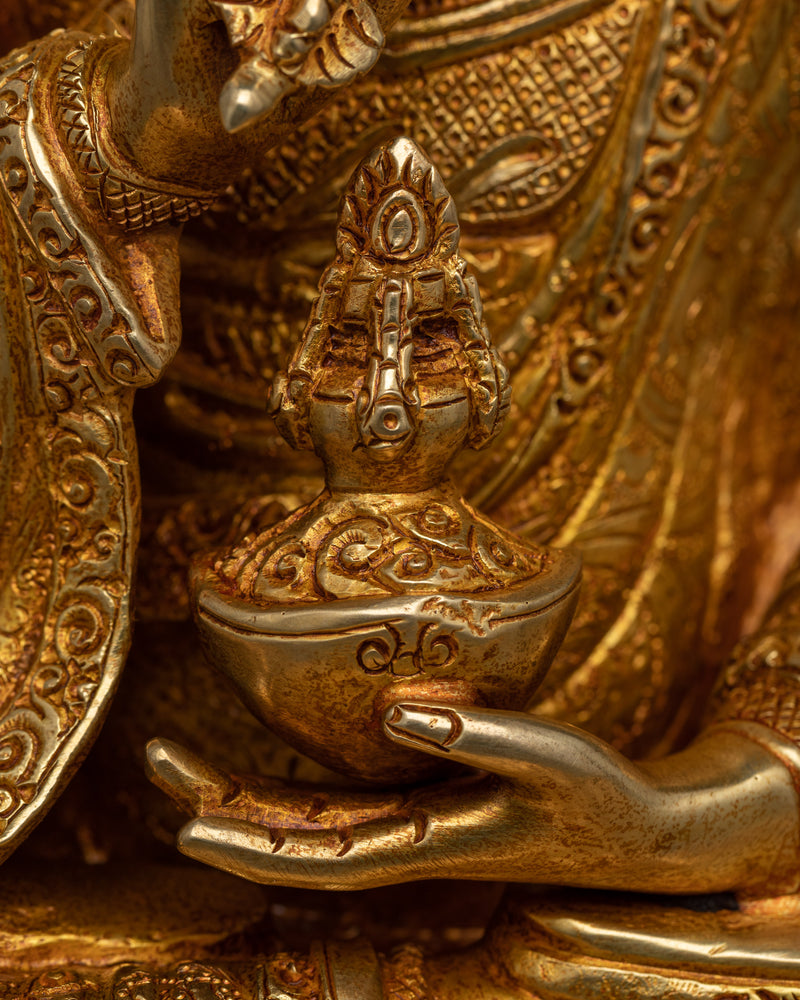 Handmade Statue for Padmasambhava Temple | Exquisite Guru Rinpoche Creation