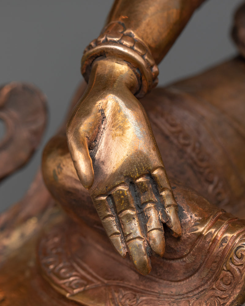 Discover the Timeless Elegance of our Vasudhara Sculpture | Himalayan Oxidized Art