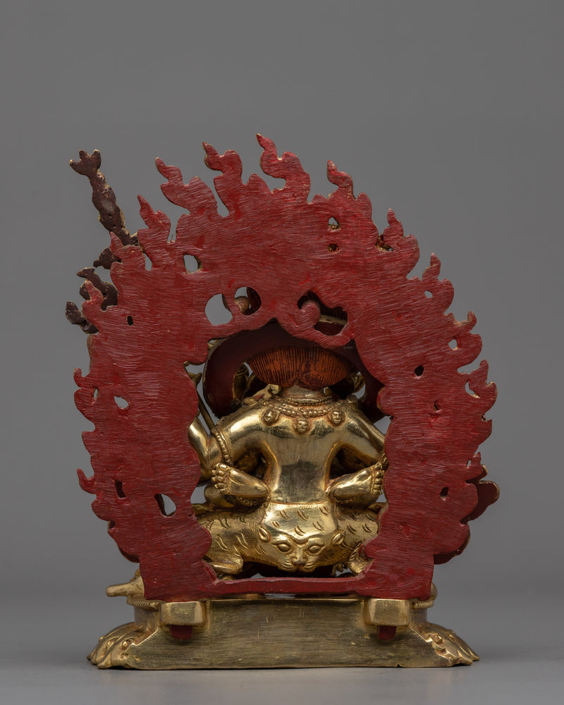 Spiritual Protection with Four-Armed Buddha Mahakala | Himalayan Artwork