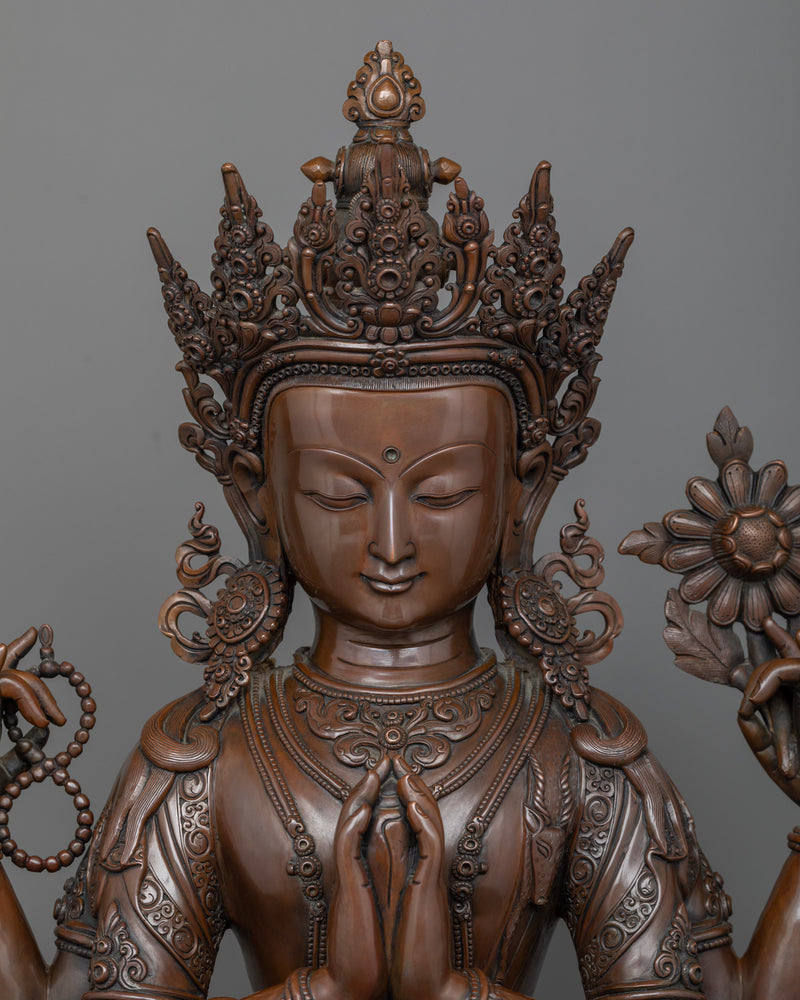 chenresig meditation statue