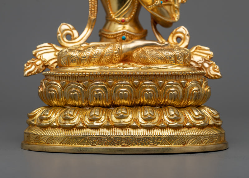 Manjushree Statue | Handmade Sculpture of Boddhisattva Wisdom Deity