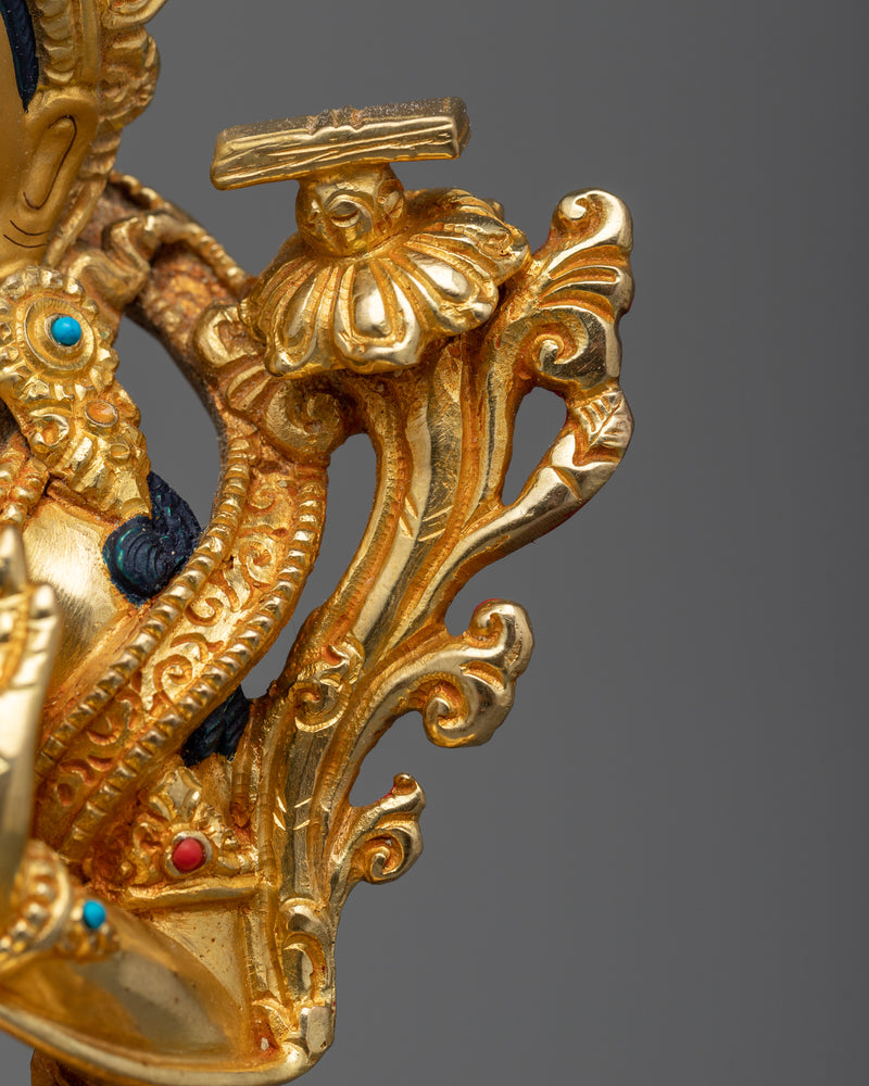 Manjushree Statue | Handmade Sculpture of Boddhisattva Wisdom Deity