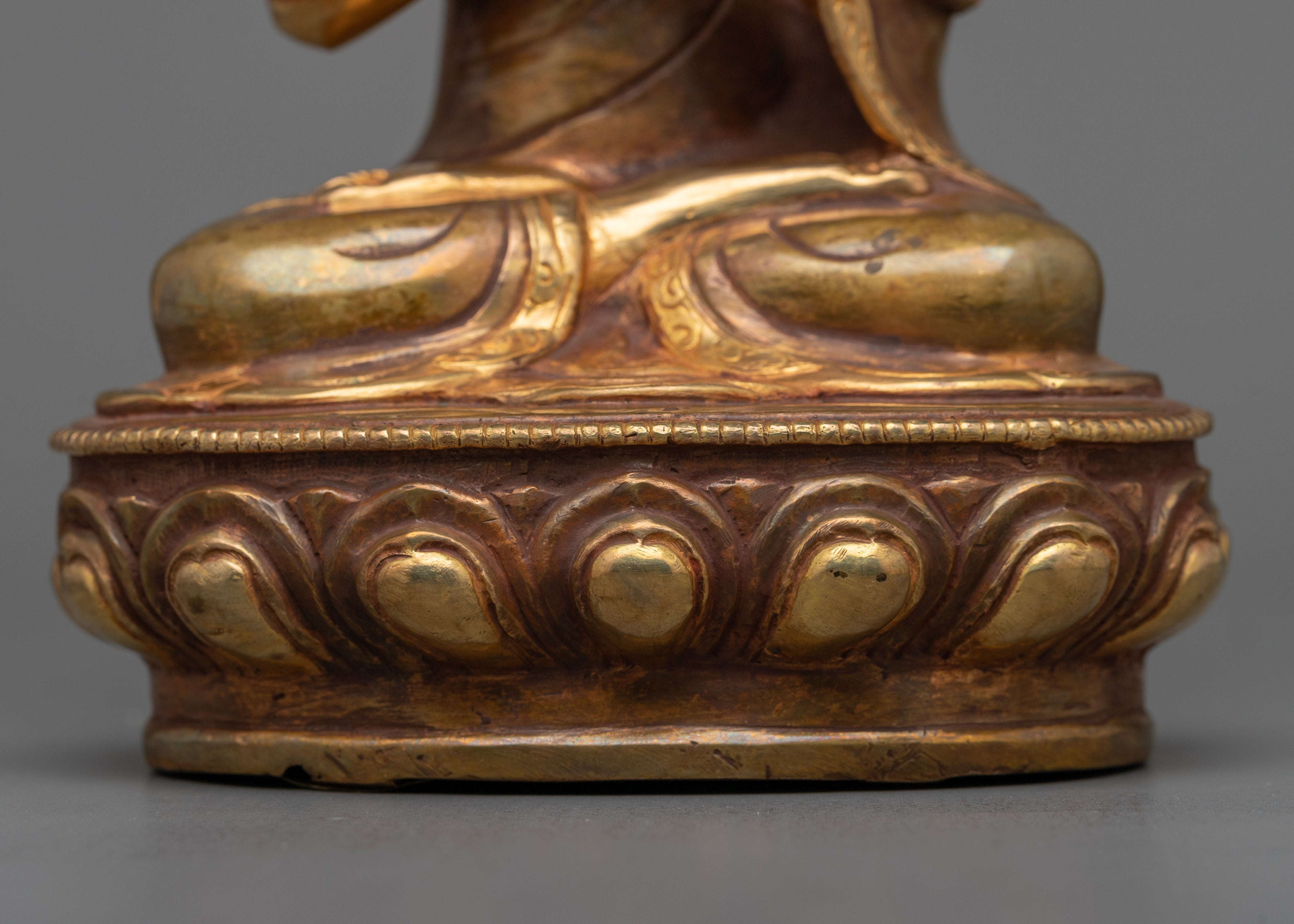 Je Tsongkhapa Statue | 24k Gold Gilded Artwork