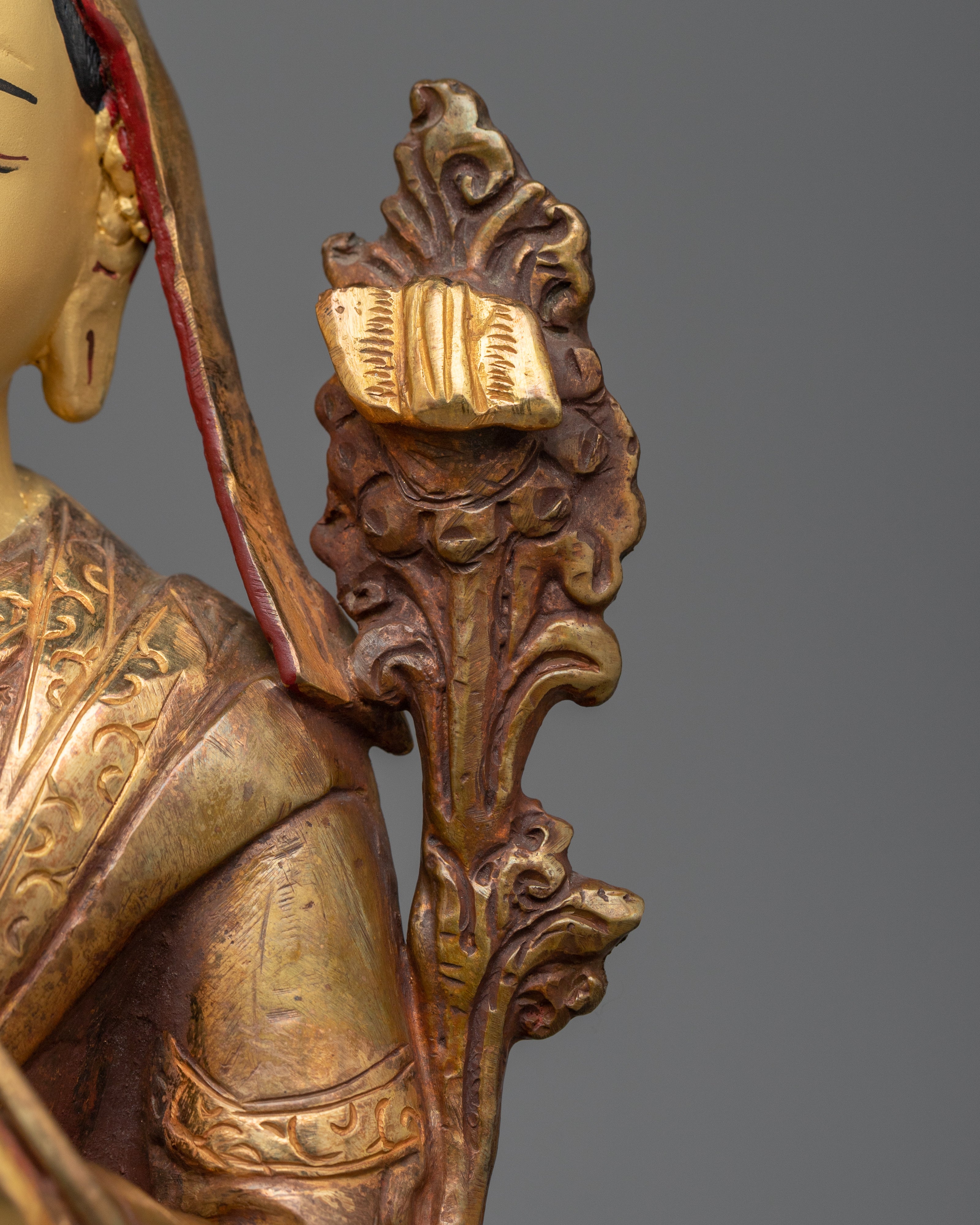 Je Tsongkhapa Statue | 24k Gold Gilded Artwork
