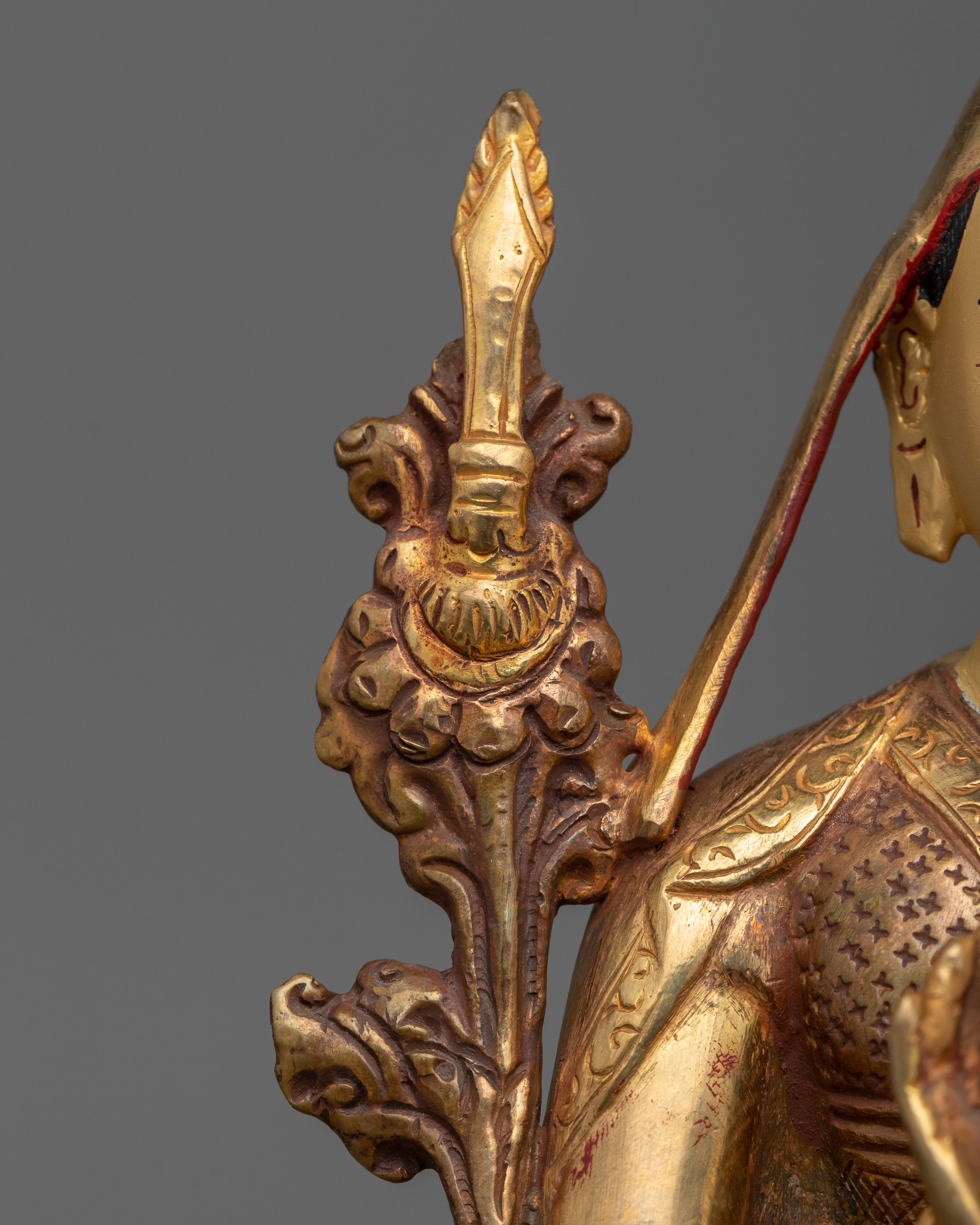 Je Tsongkhapa Statue | 24k Gold Gilded Artwork