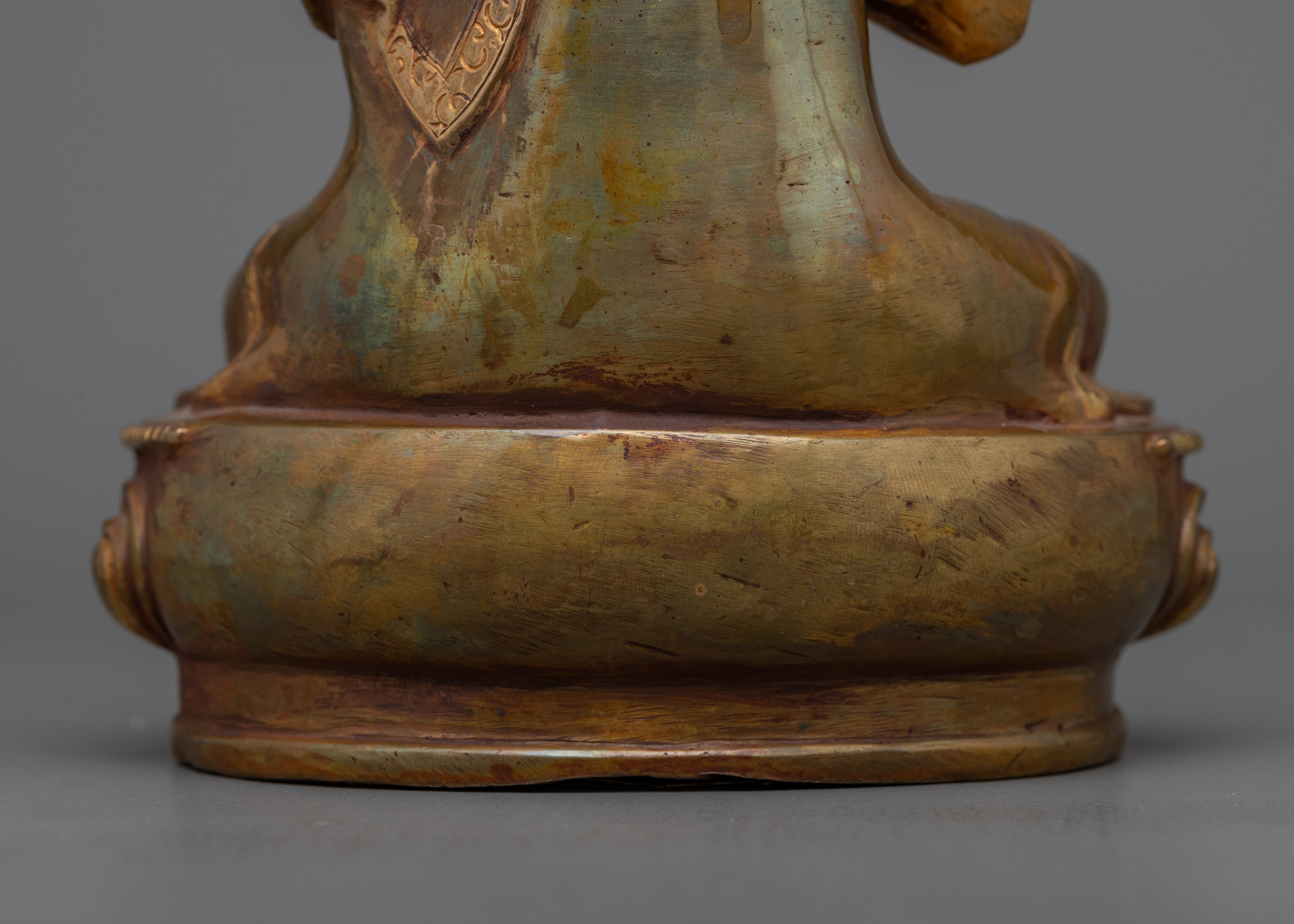 Je Tsongkhapa Statue | 24k Gold Gilded Artwork
