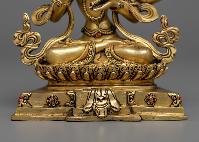 Maha Manjushri Statue | The Radiance of Transcendent Wisdom