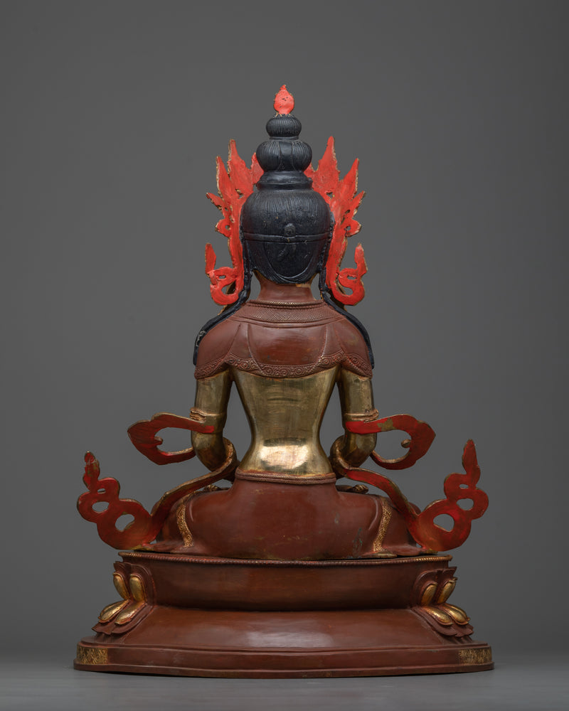 Statue for Amitayus Long Life Practice | Eternal Life and Wisdom