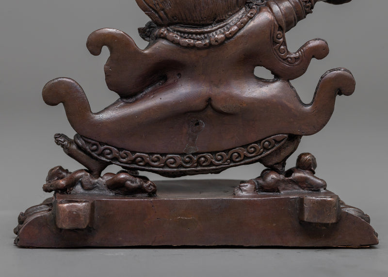 Compact Mahakala Bernagchen Statue | Discover Divine Vigilance