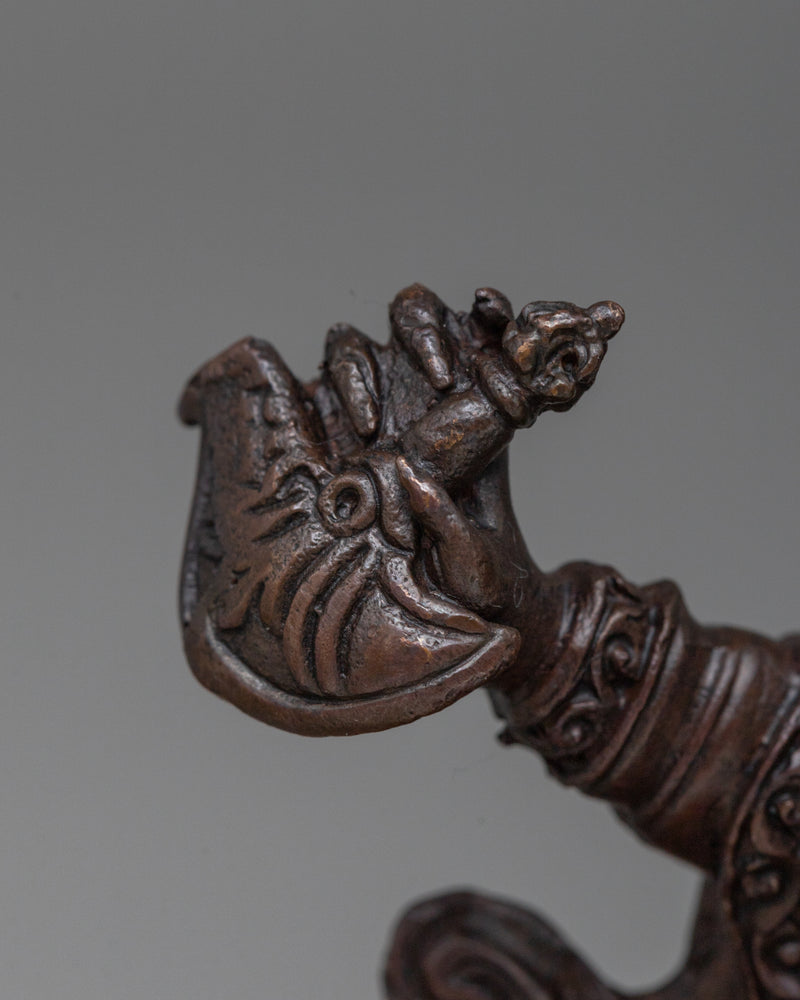 Compact Mahakala Bernagchen Statue | Discover Divine Vigilance