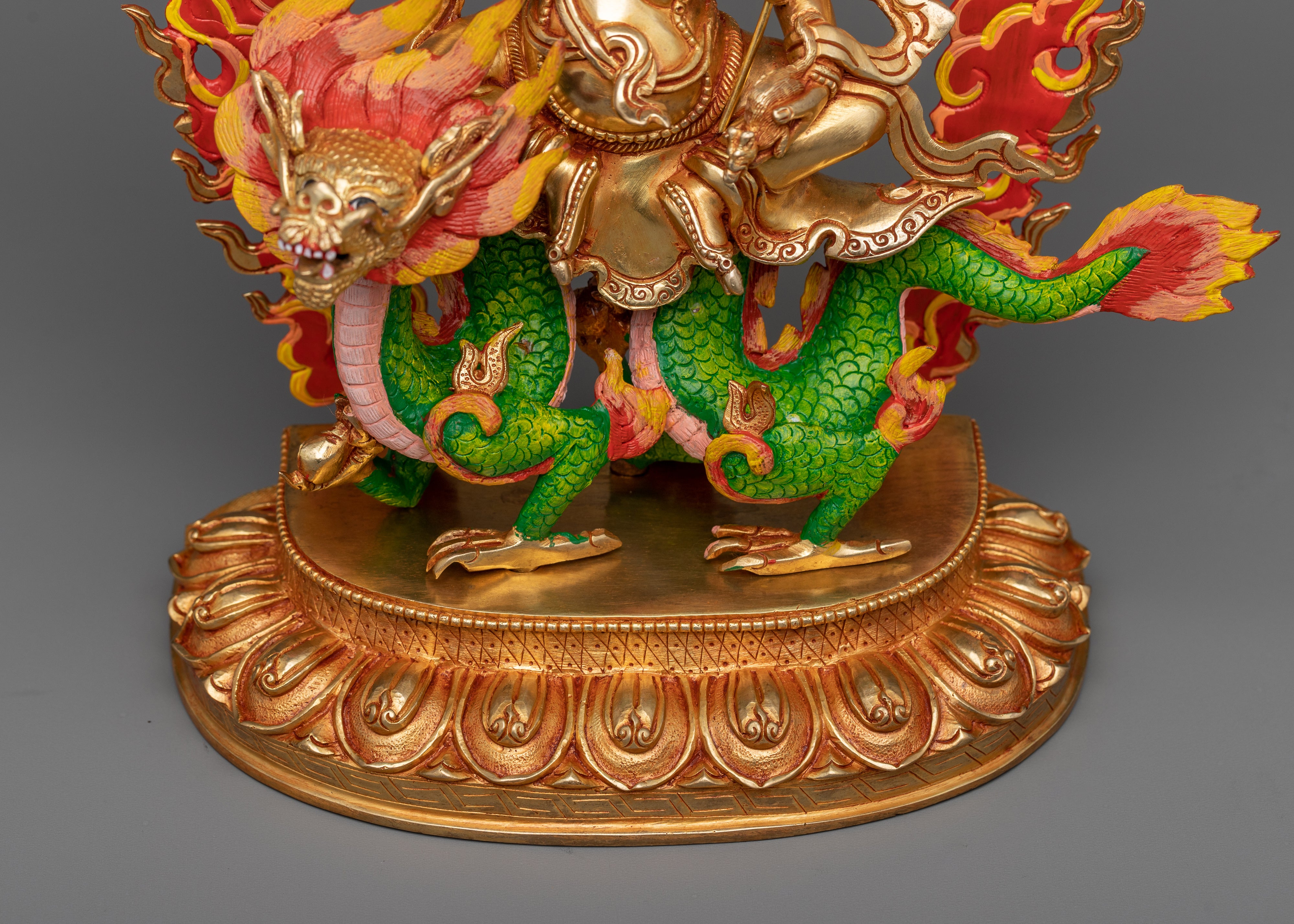 White Dzambhala Practice Statue | An Odyssey of Spiritual Affluence