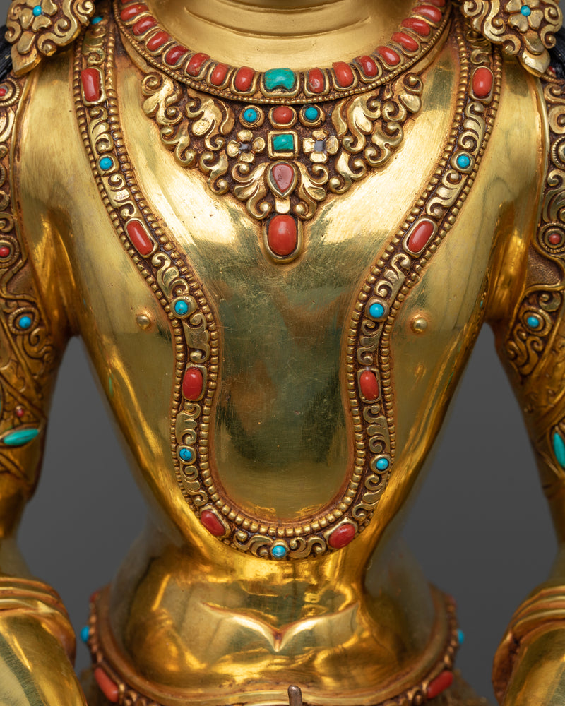 Exquisite Buddha Amitayus Sculpture | Immerse in Limitless Life