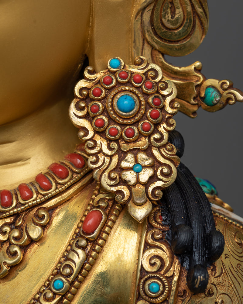 Exquisite Buddha Amitayus Sculpture | Immerse in Limitless Life