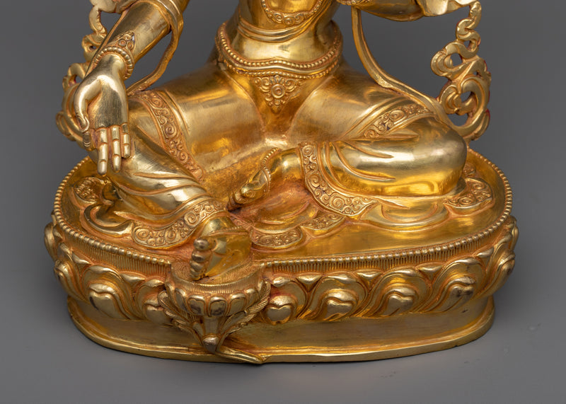 Green Tara Deity Sculpture | Seek Refuge in the Embrace of Deity Tara