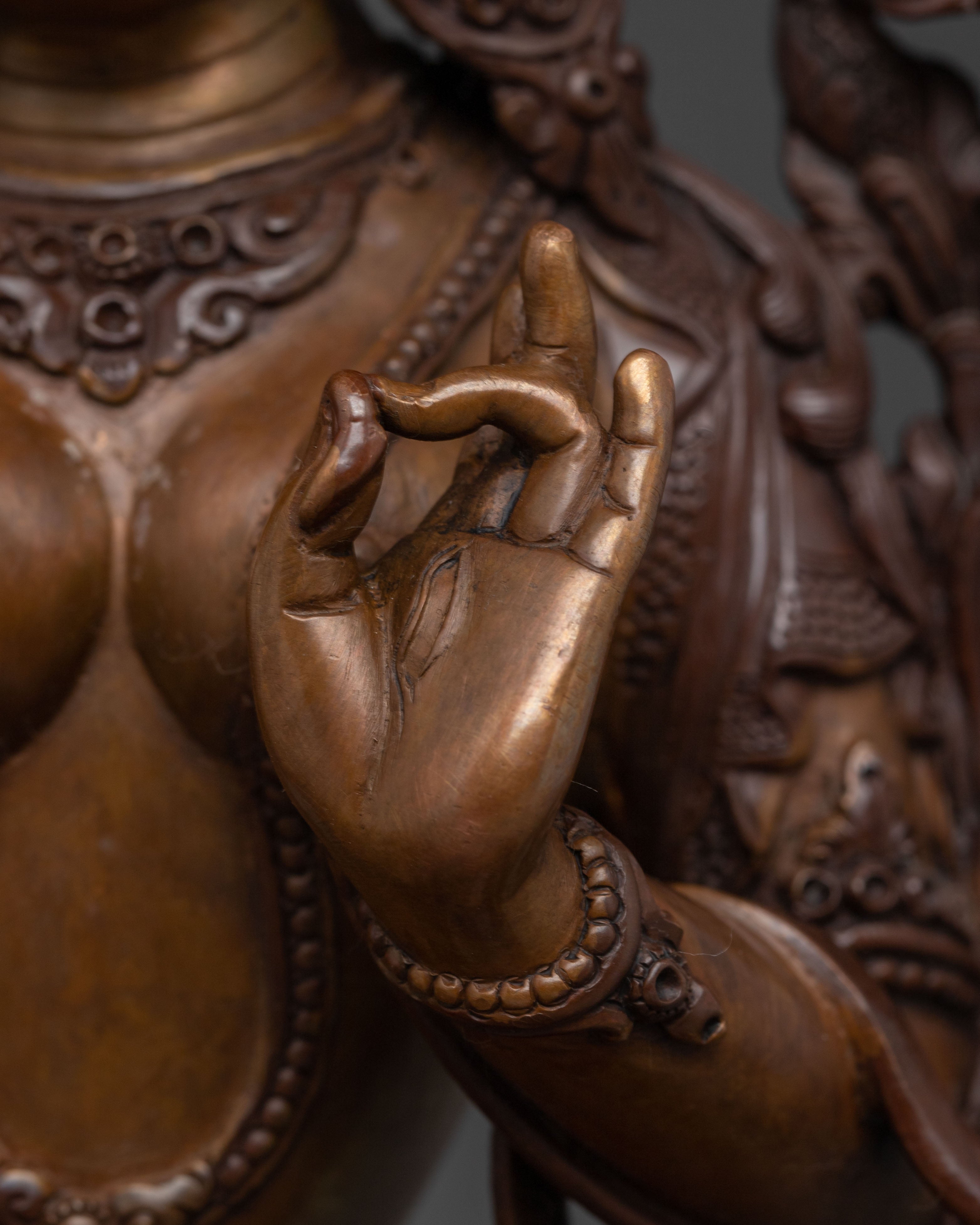 Healing Goddess Sita Tara Statue | Buddhist Deity for Meditation
