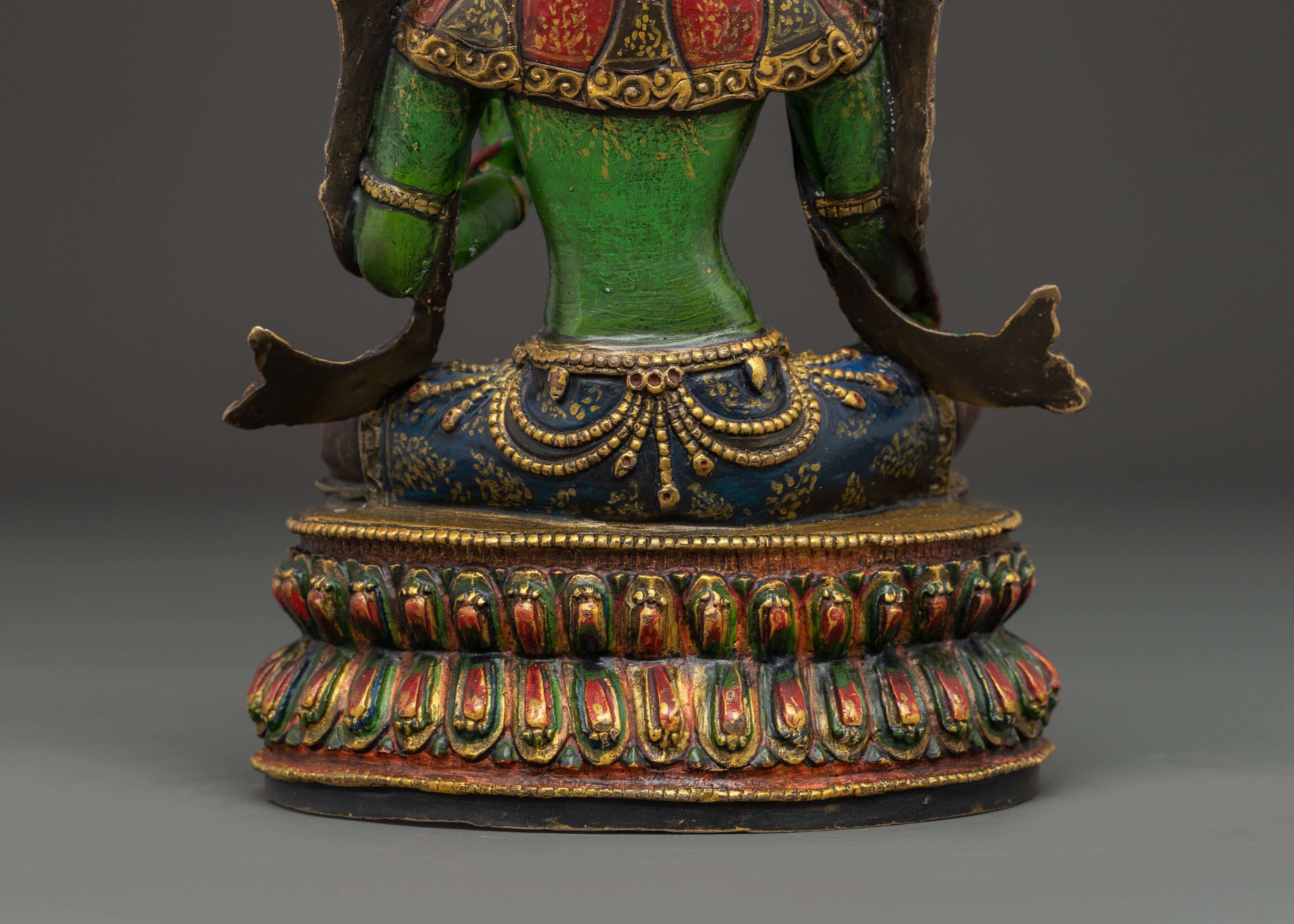 Handcrafted Nepalese Statue of Green Tara | Mother of Liberation
