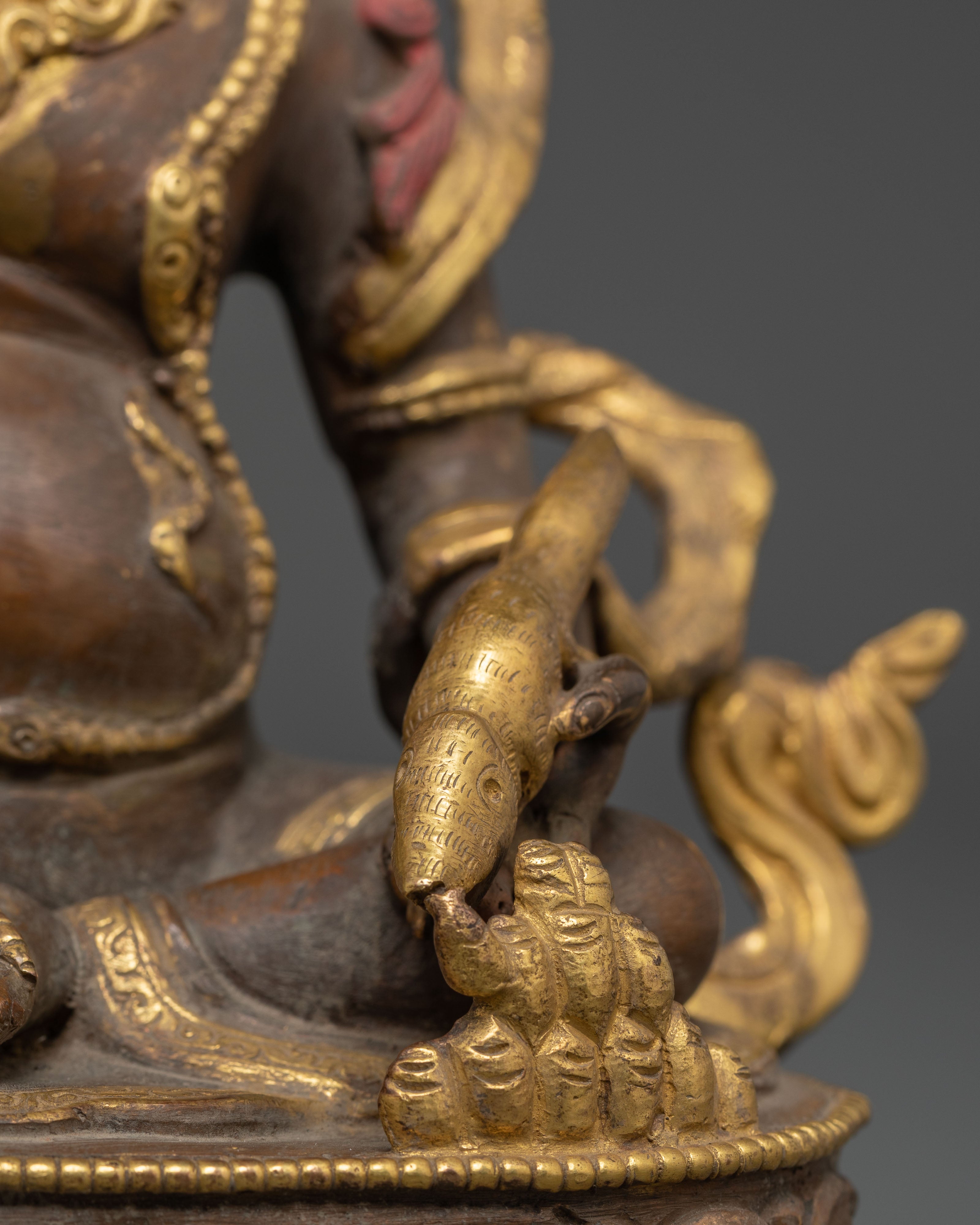 Sculpture of Abundance Icon Lord Dzambhala | Protector of Wealth