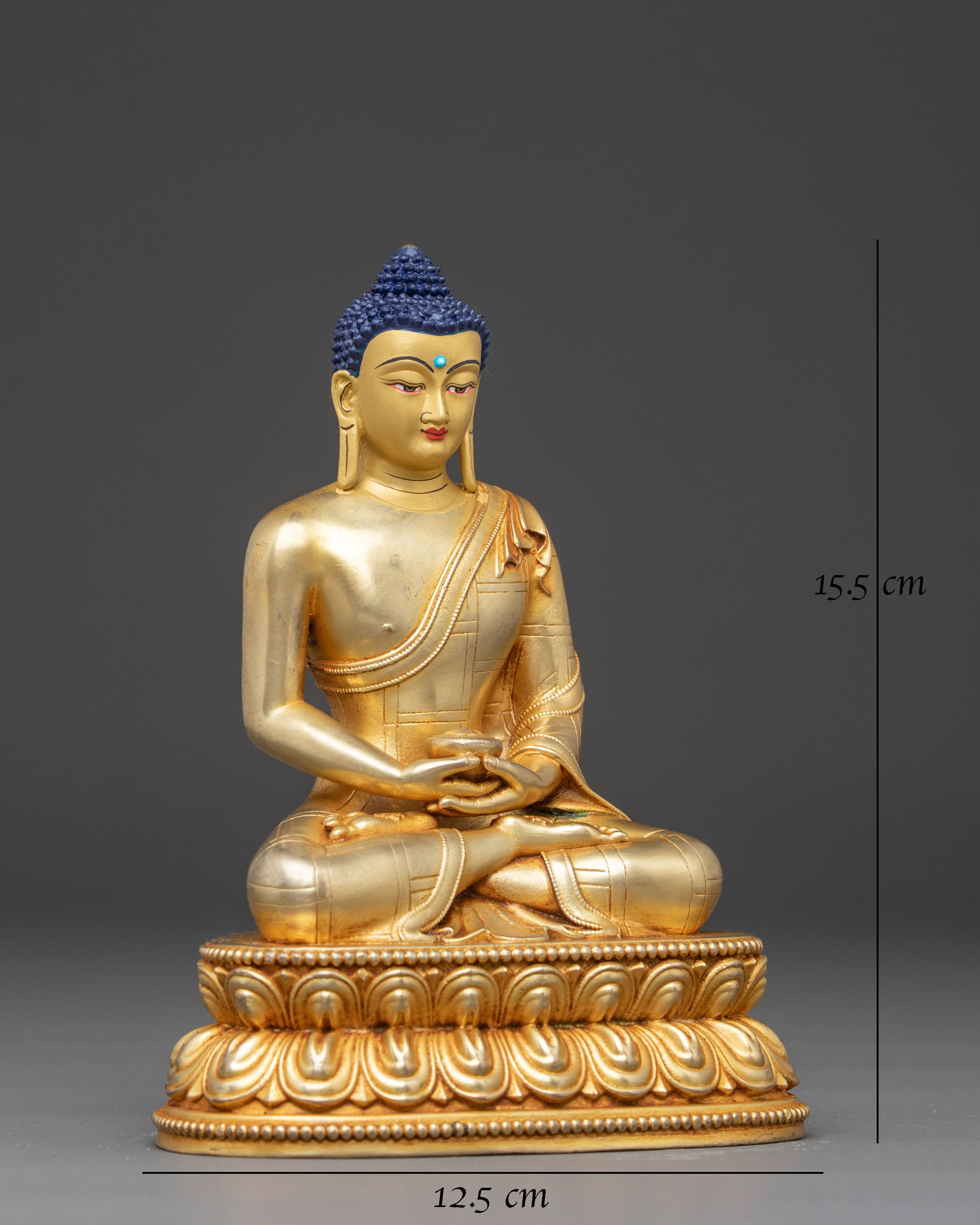 Golden Statue of Pure Land Buddha Amitabha 