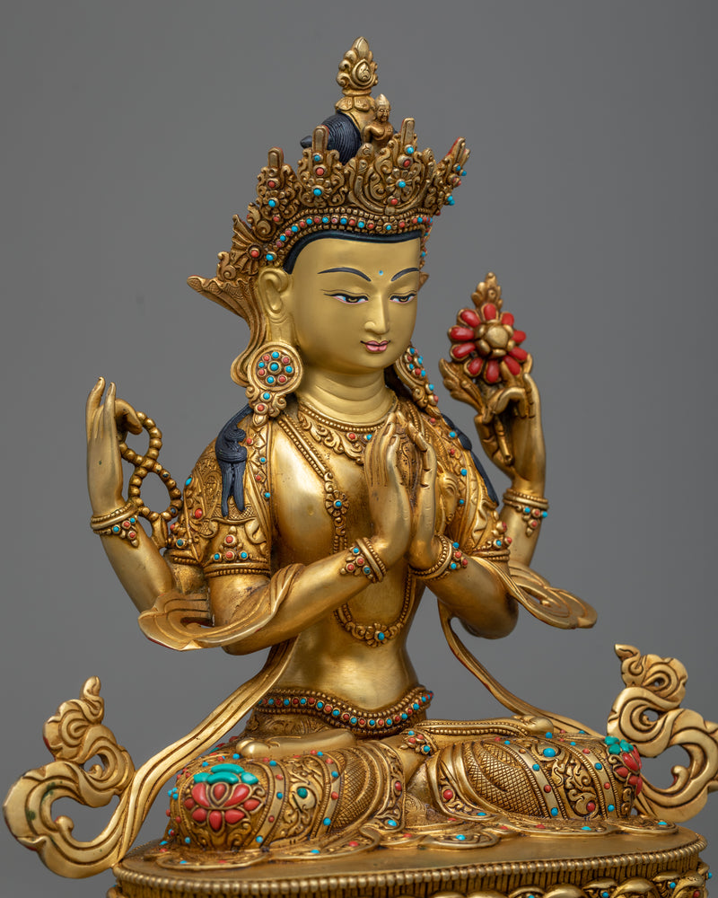 Beautiful Avalokiteshwara Statue | The Guardian of Limitless Compassion